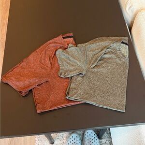 Set of Two Lululemon Drysense Training Shirts